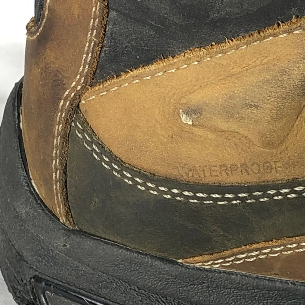 Men's Brown/Black Hiking Boots - Outdoor Trekking Shoesi Size 16